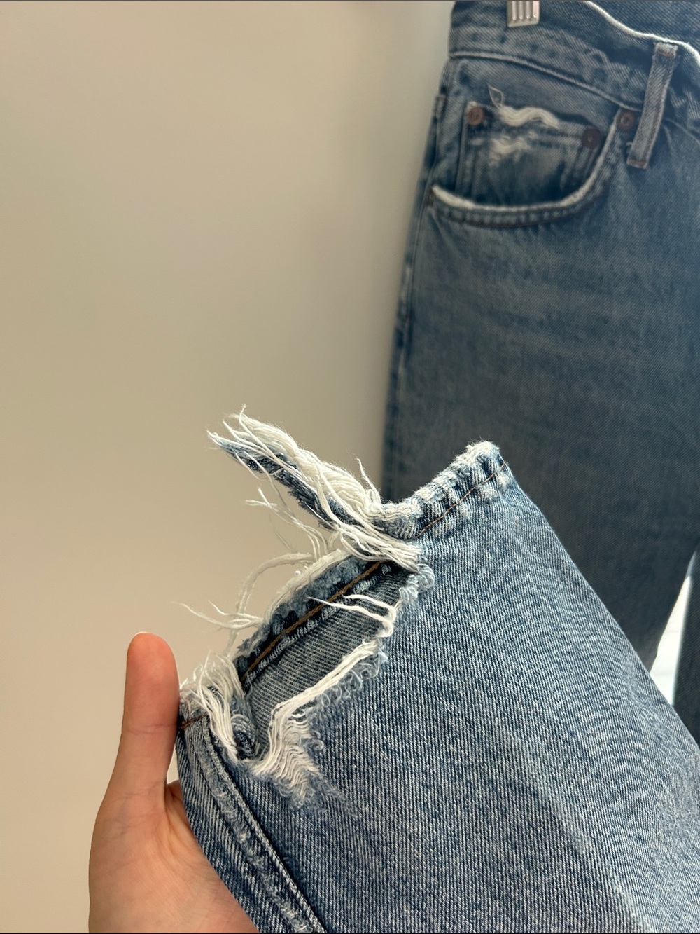 Agolde Riley Straight Leg Jeans - Picture 3 of 3